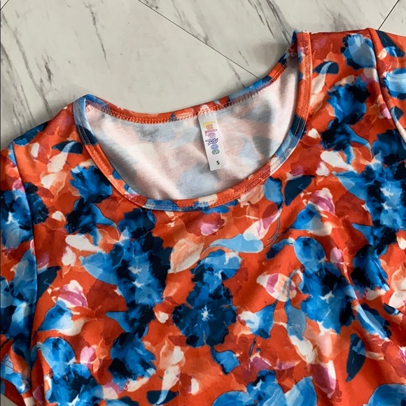 Orange Floral LLR T-shirt - Picture 2 of 4